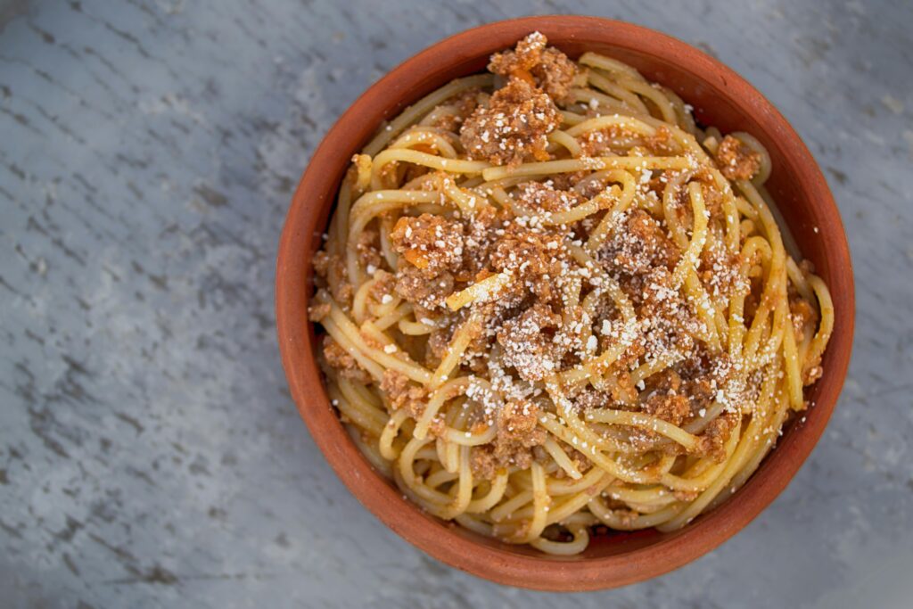 Tagliatelle bolonesa