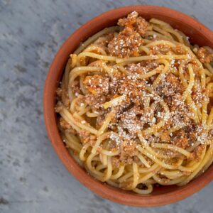 Tagliatelle bolonesa