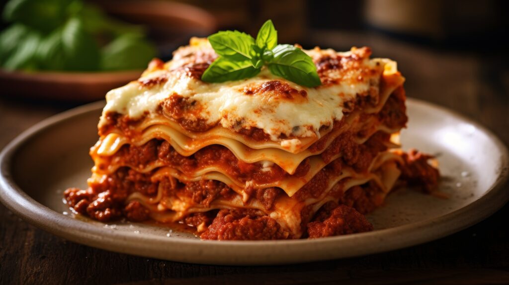 Lasagna de carne